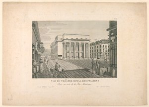 Théâtre italien, Paris - Unknown artist