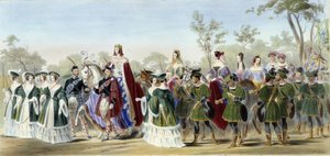 Jane Georgina, Lady Seymour - dans "Knight of England" par J. Whatman, éd. T. M