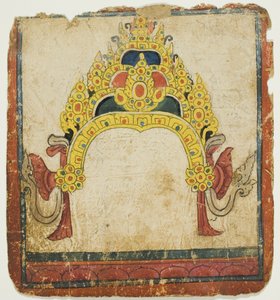 Couronne rituelle en bijou, tirée d