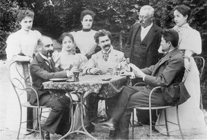 Johann Strauss dans les cercles de compagnons à Ischl - Unknown artist