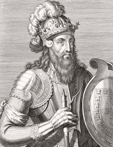 Roi Alphonse III du Portugal. Portrait. - Unknown artist