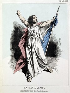 La Marseillaise : Mlle Agar de la Comédie-Française - Unknown artist