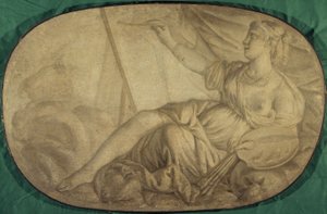 La Peinture (allégorie, peinture décorative pour l