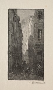 La Rue des Cordiers - Unknown artist
