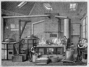 Laboratoire de cuisson des conserves - dans « Les merveilles de l