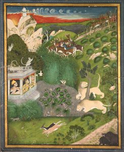 Dames tirant depuis un pavillon - Unknown artist