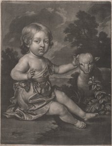 Dame (enfant avec agneau) - Unknown artist