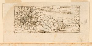 Paysage avec pont - Unknown artist
