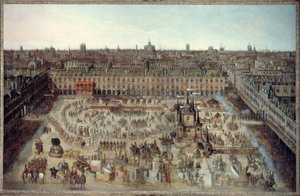 Le "Roman des chevaliers de la gloire", grand carrousel donné du 5 au 7 avril 1612, à l