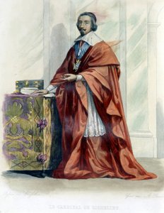 Le cardinal de Richelieu - dans « Le Plutarque français », ed. Mennechet - Unknown artist