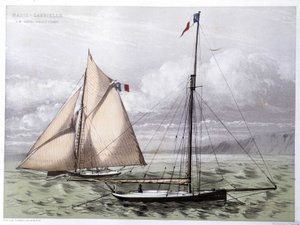 Le yacht Marie Gabrielle - dans "Le Centaure" - Unknown artist