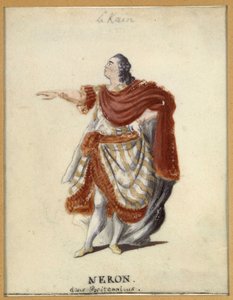 Lekain (Henri Louis Cain (Henri-Louis Le Kain) (1729-1778) en Néron dans "Britannicus" de Racine - Unknown artist