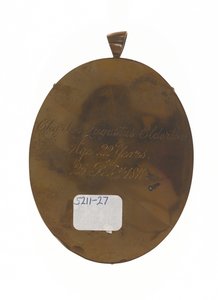 Lieutenant Charles Augustus Elderton (1789-1841), 9e infanterie indigène de Madras, 25 février 1811 (miniature sur ivoire) - Unknown artist