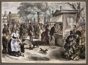 La vie à Berlin, 2ème moitié du 19ème siècle - Unknown artist