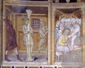 Vie du Christ, détail : Flagellation, Église de Sant