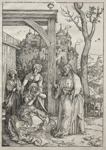 Vie de la Vierge : Le Christ prenant congé de sa mère - Unknown artist