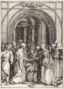 Vie de la Vierge : Mariage de la Vierge et de Saint Joseph - Unknown artist
