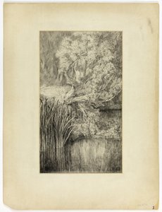 Petit étang dans les bois - Unknown artist