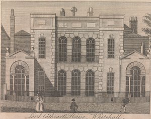 Maison de Lord Cathcart, Whitehall; page 58 (Volume Un) - Unknown artist