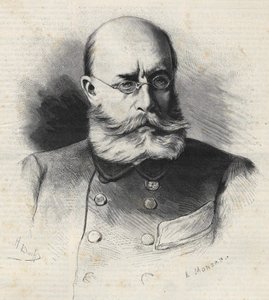Louis Léon César Faidherbe (1818 - 1889) général et colonisateur français, gravure du XIXe siècle. Collection Bianchetti - Unknown artist