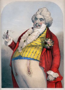 Luigi Lablache, basse italienne, en tant que Dr. Dulcamara dans L