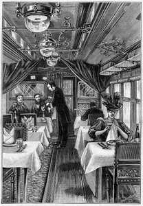 Trains de luxe en Europe : vue intérieure d
