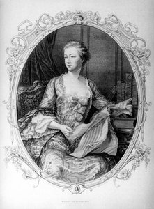 Madame de Pompadour, Jeanne Antoinette Poisson (1721-1764) (Marquise de Pompadour)