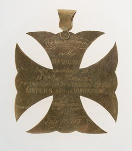 Pendentif croix de Malte décerné à Bertha Palmer - Unknown artist