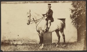 [Homme à cheval] - Unknown artist
