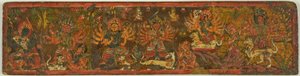 Couverture de manuscrit de la Glorification de la Grande Déesse (Devimahatmya) - Unknown artist