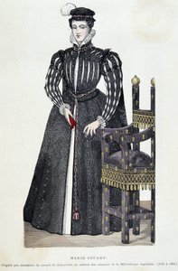 Marie Stuart - gravure - Unknown artist