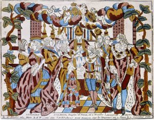 Mariage de Louis XVI avec Marie-Antoinette, vers 1774, à Orléans - Unknown artist