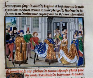 Mariage de Philippe Auguste et Isabelle de Hainaut - Unknown artist