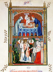 Martyr de Saint Denis, chromolithographie d