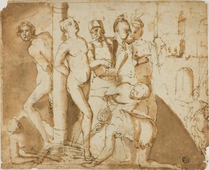 Martyre de deux saints - Unknown artist