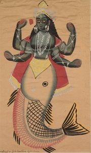 Matsya, avatar poisson de Vishnu - Unknown artist