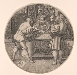 Hommes jouant aux dés - Unknown artist