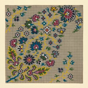 Mise-en-carte (Point-paper) - Unknown artist