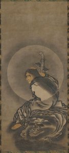 Monju bosatsu (Manjushri) - Unknown artist