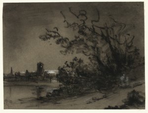 Scène au Clair de Lune - Unknown artist