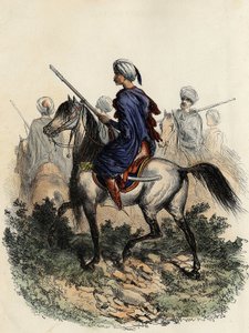 Gendarmes maures (ou gardes champêtres) chargés de la police rurale d