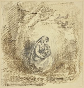 Mère et enfant - Unknown artist