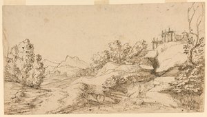 Paysage montagneux - Unknown artist