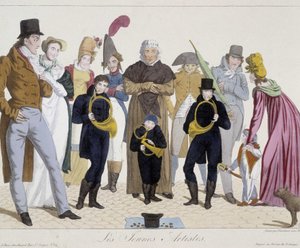 Musiciens de rue : jeunes artistes (cor) - Carnavalet - Unknown artist