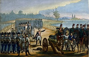 Guerre napoléonienne. Vienne : La prise des ponts du Danube le 13/11/1805