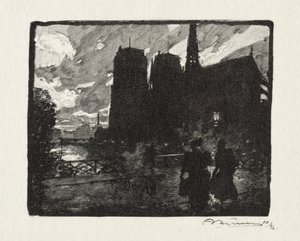 Notre Dame, le Soir - Unknown artist