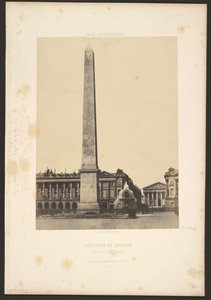 Obélisque de Louqsor, sur la Place de la Concorde - Unknown artist