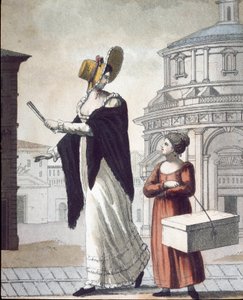 Vieux métier : la modiste et son assistante - Unknown artist