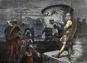 En guet des Normands - la garde varègue observe l