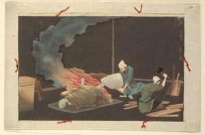 Une des seize scènes de la mort et de l